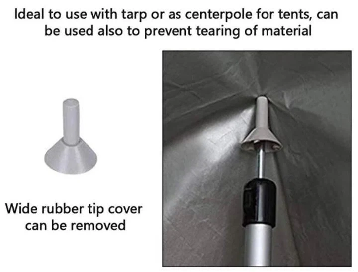 Adjustable Aluminum Tube Telescopic Tent PoleTarp PoleTent Pole (3)