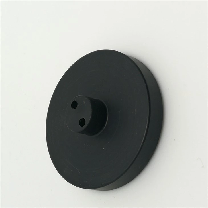 Black Plastic CNC Machining Spare Parts Cover