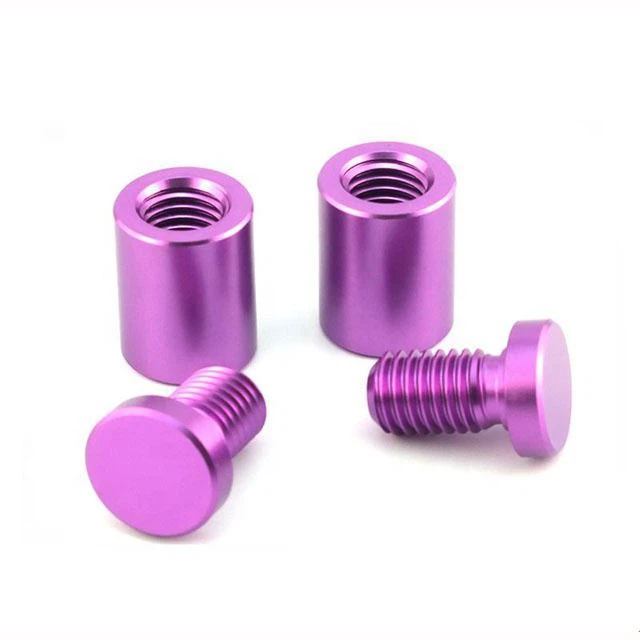 Vít nhôm Anodized CNC tiện để trang trí